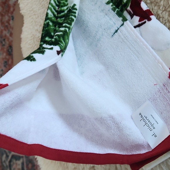 NWT Set Of 2 St. Nicholas Square Snowman Kitchen Towels ♥️⛄️🖤🎁 - Picture 11 of 13